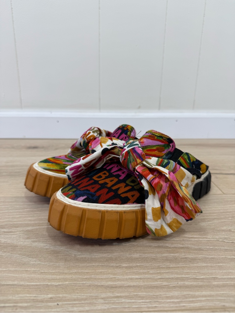 Farm Rio Bananatic Mule Sneaker with Bow